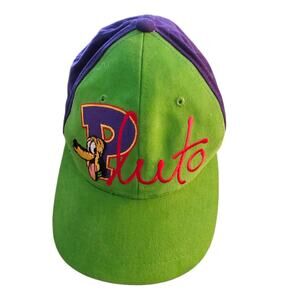 Vintage 1990s Goofys Hat Co Walt Disney World Pluto Baseball Hat Kids
